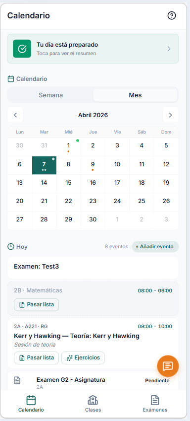 Calendario inteligente y planificación de clases con Sepia Education